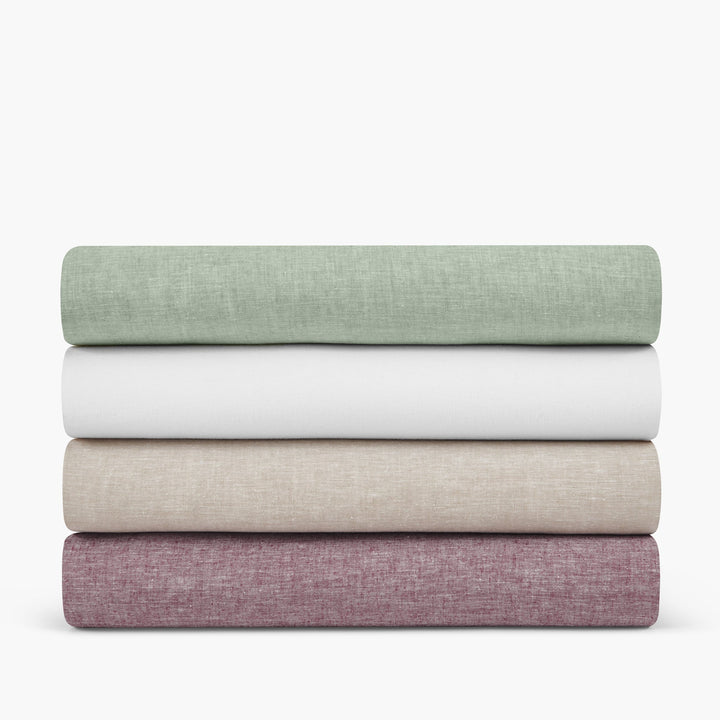 Linen Eucalyptus Flat Sheet