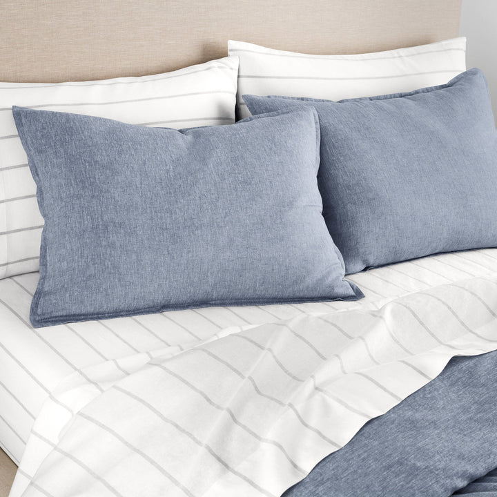 Linen Eucalyptus Pillowcase Set