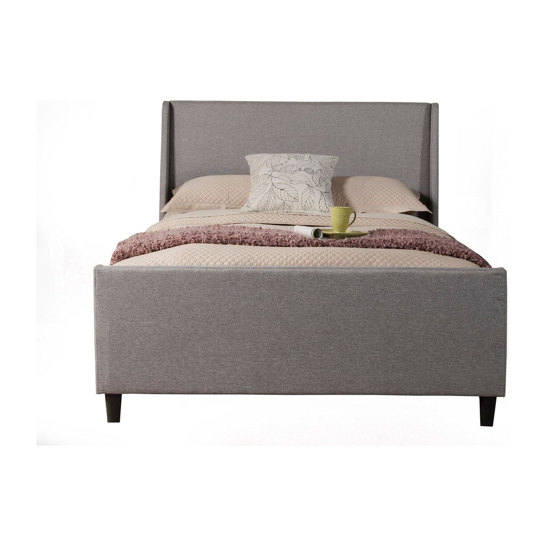 Amber Bed in Grey Linen