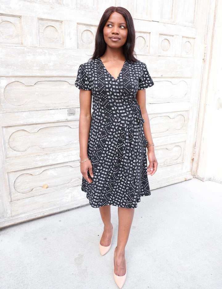 Arabella Organic Wrap Dress - FINAL SALE