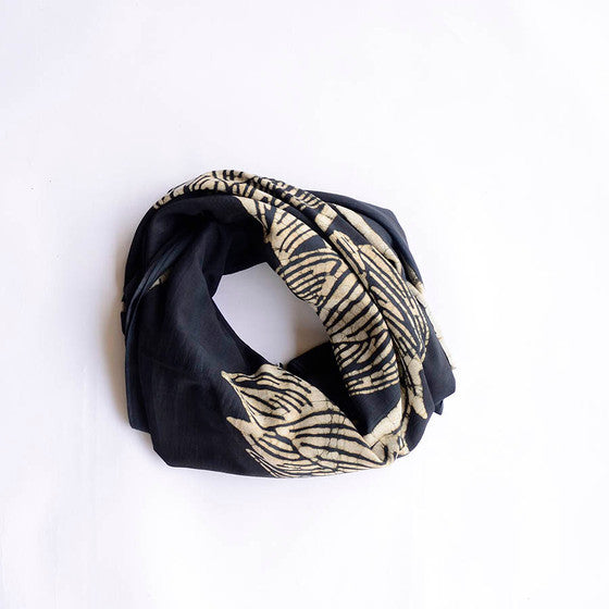Blockprint Women's Scarf/Wrap - Jungle