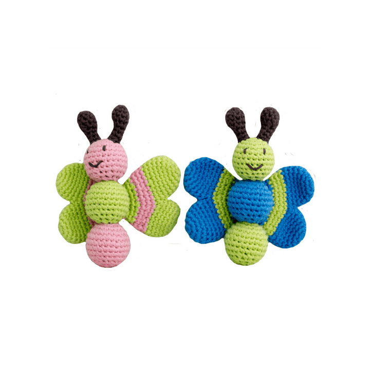 Butterfly baby rattle