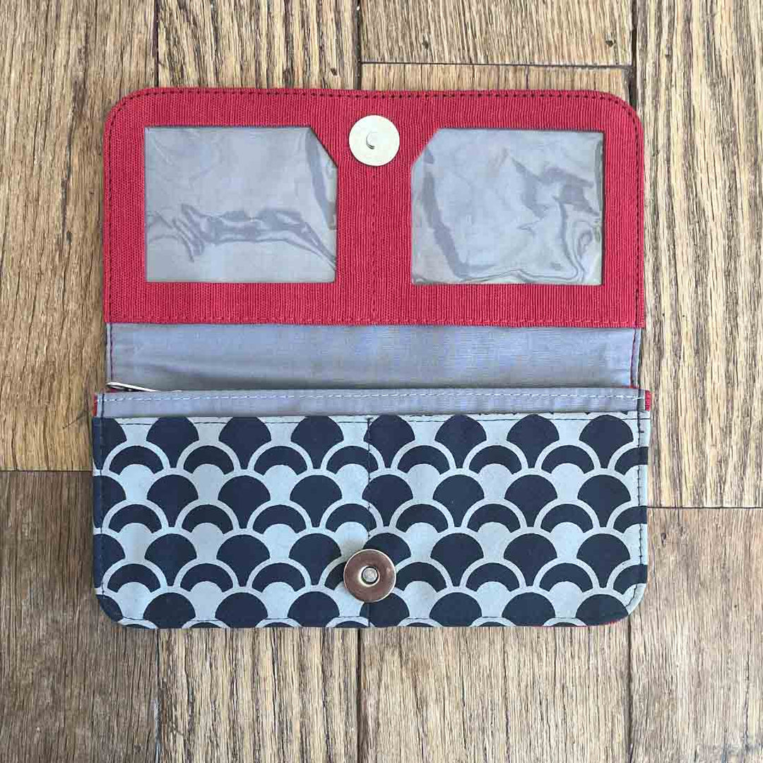 Cotton Long Wallet - New Fall Prints