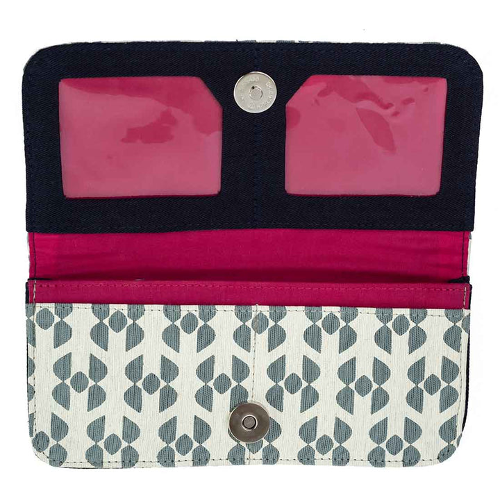 Cotton Long Wallet - Geometric Prints