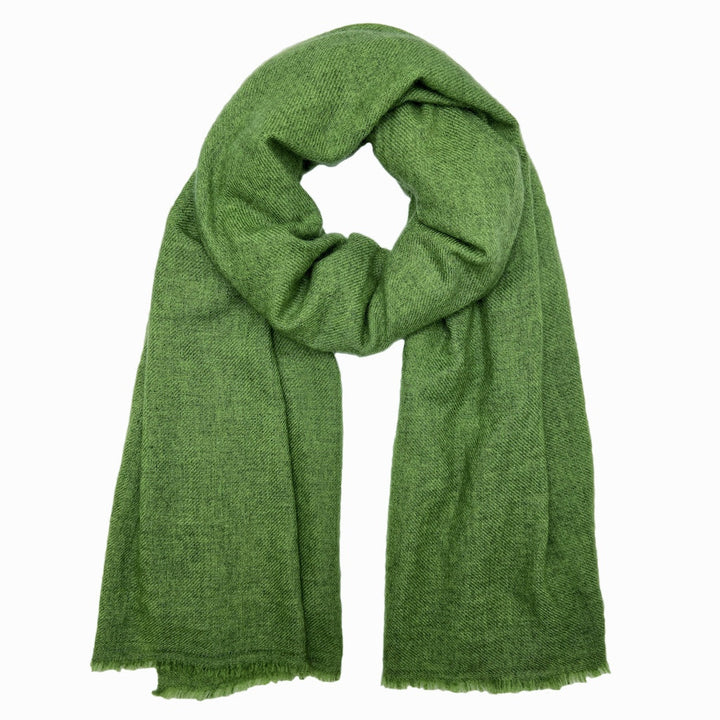 Emerald Handloom Cashmere Scarf