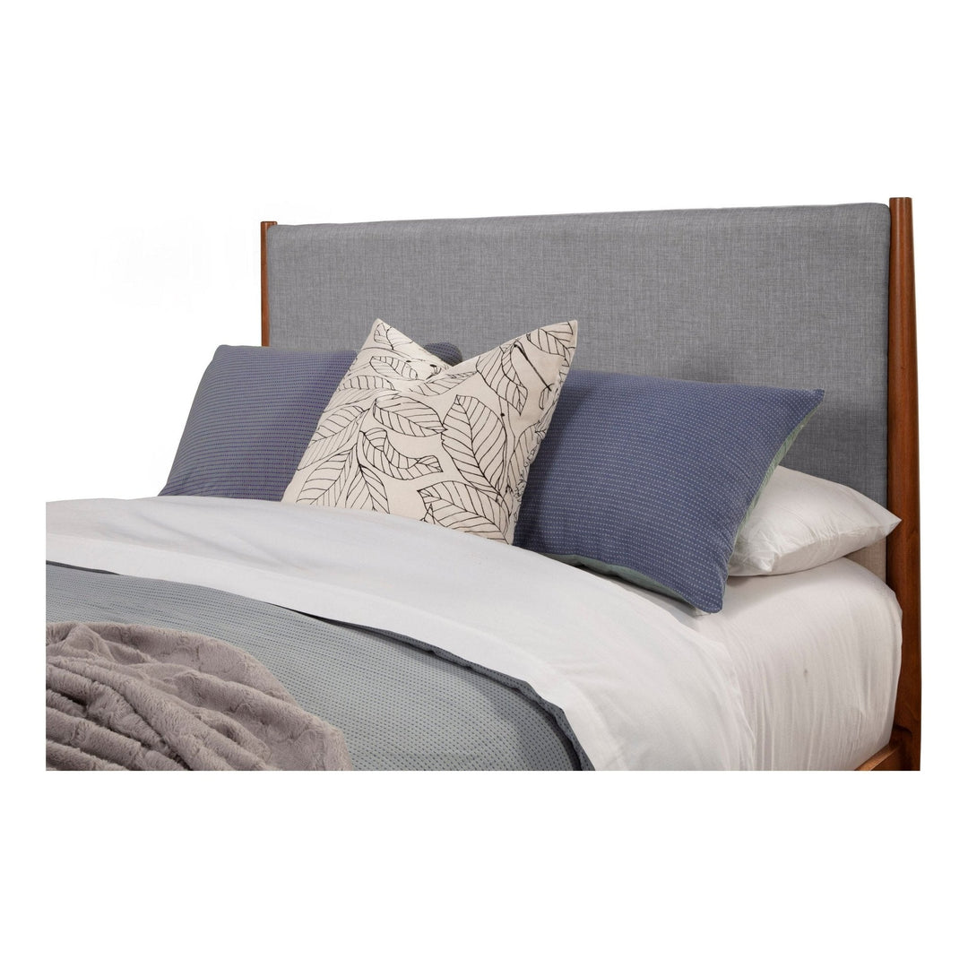 Flynn Panel Bed in Acorn/Grey