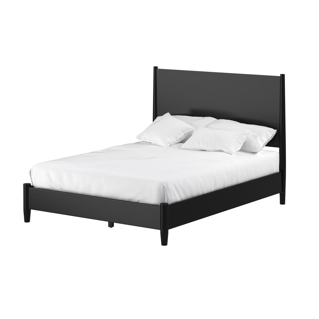 Flynn Panel Bed in Black