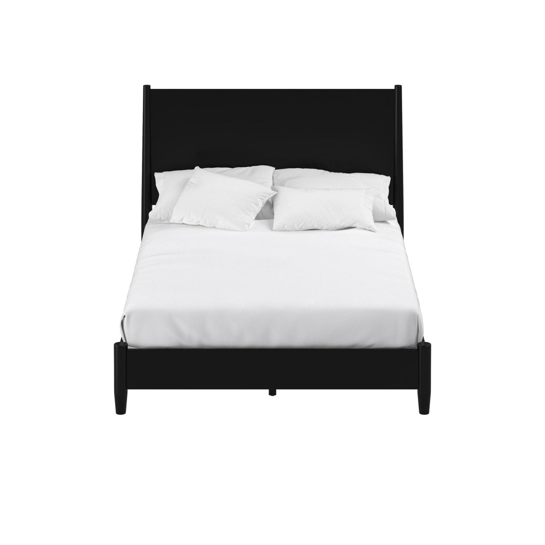 Flynn Panel Bed in Black