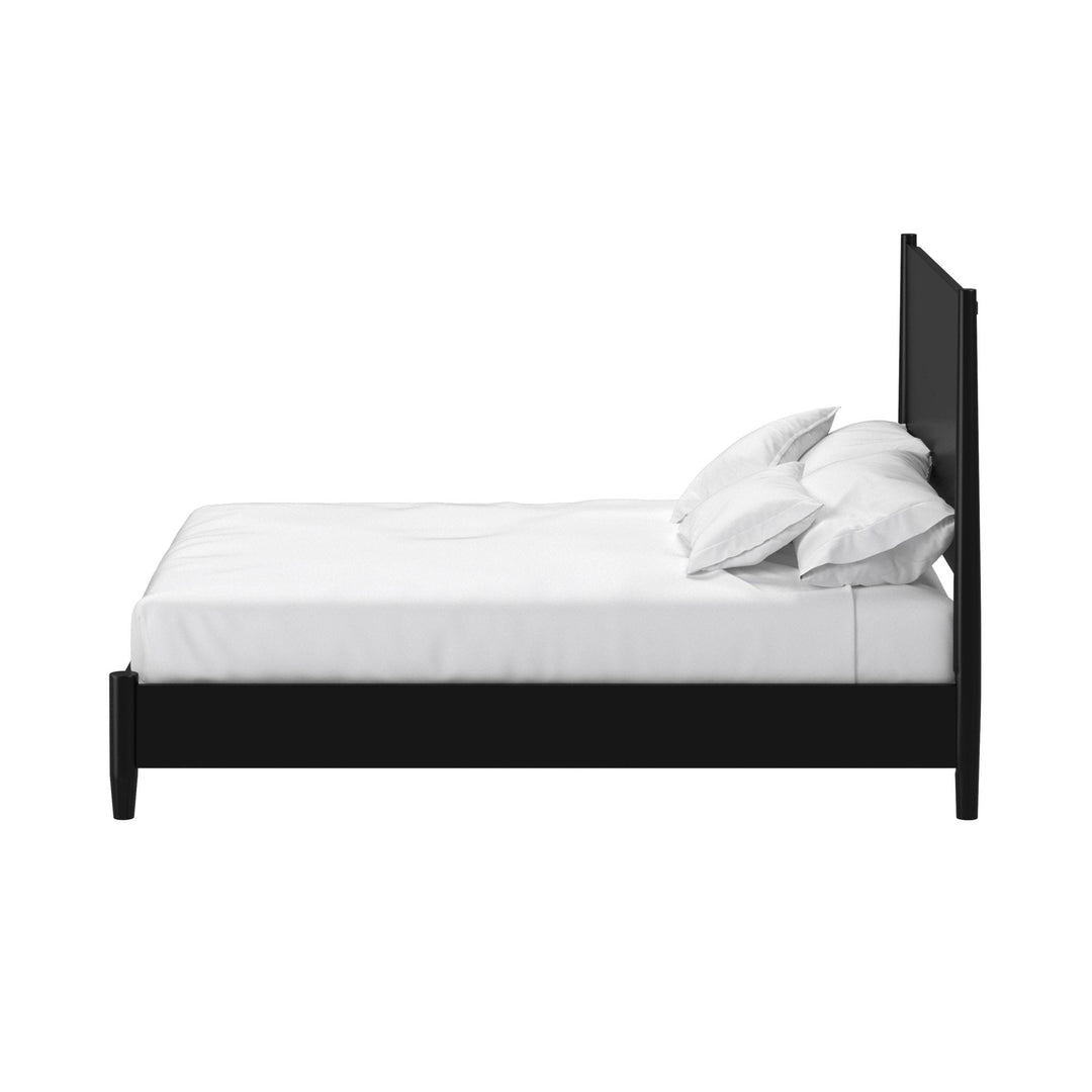 Flynn Panel Bed in Black