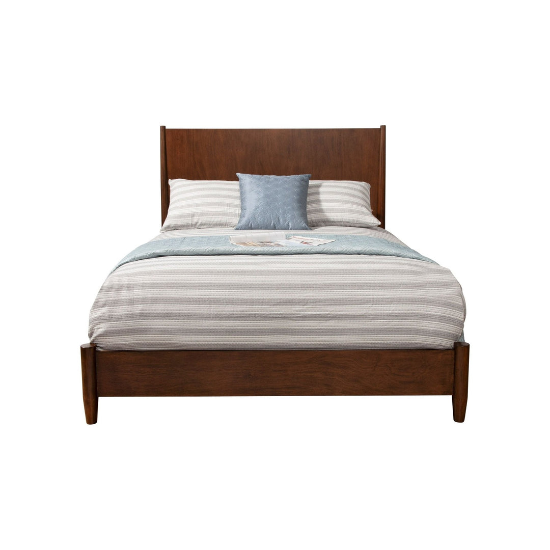 Flynn Panel Bed in Walnut