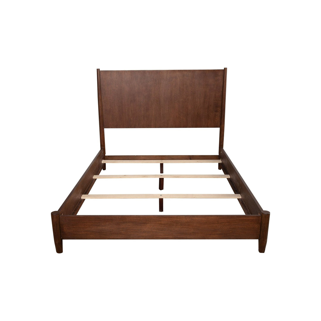 Flynn Panel Bed in Walnut