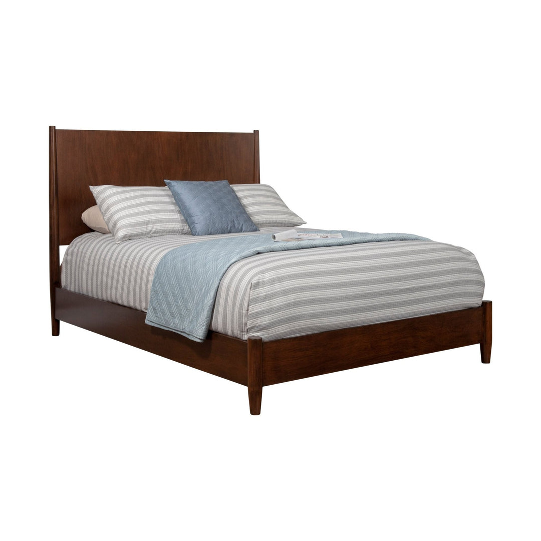 Flynn Panel Bed in Walnut