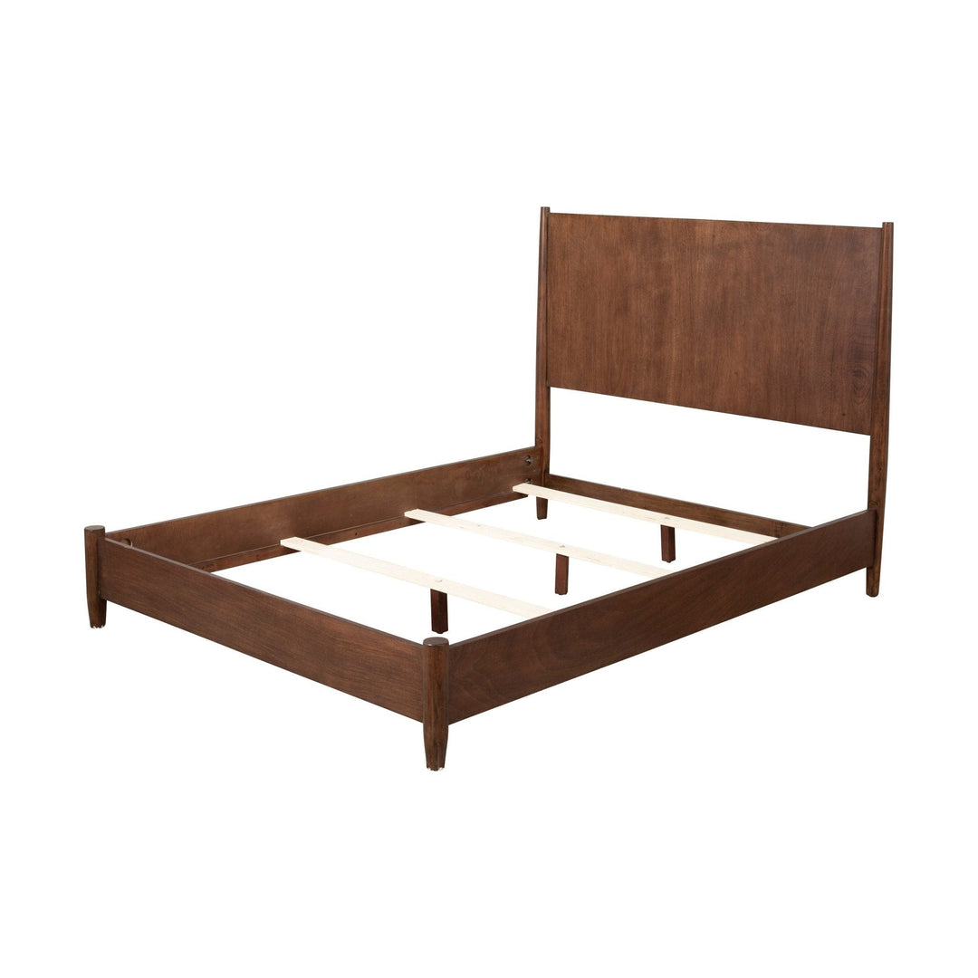 Flynn Panel Bed in Walnut