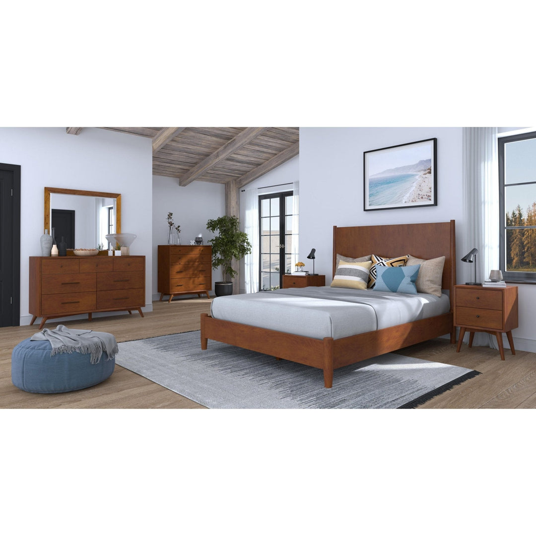 Flynn Platform Bed in Acorn