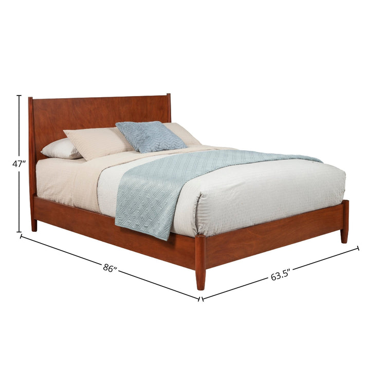 Flynn Platform Bed in Acorn