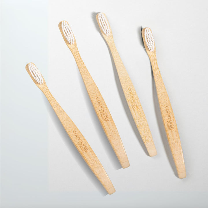 Natural Bamboo Toothbrush 4-Pack