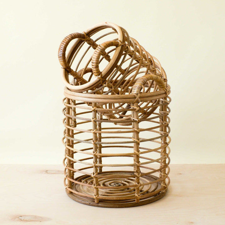 Rattan Cylinder Basket