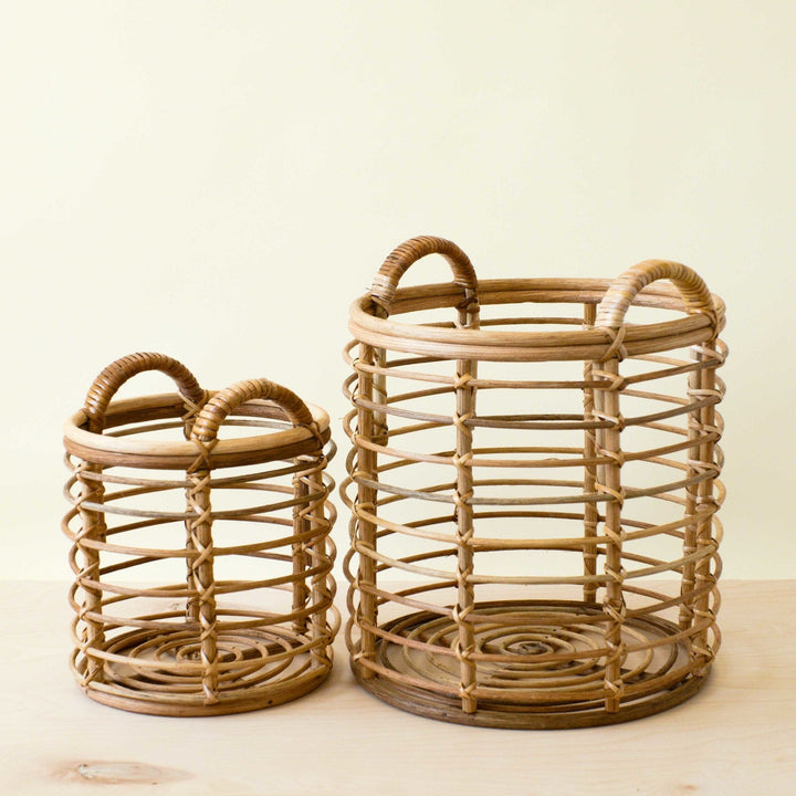 Rattan Cylinder Basket