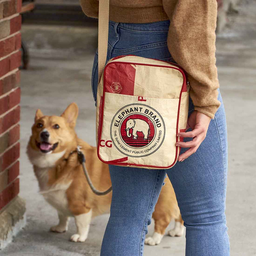 Recycled Cement Crossbody Bag