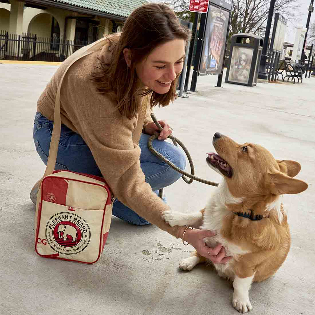 Recycled Cement Crossbody Bag