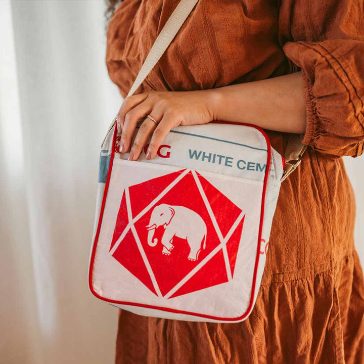 Recycled Cement Crossbody Bag