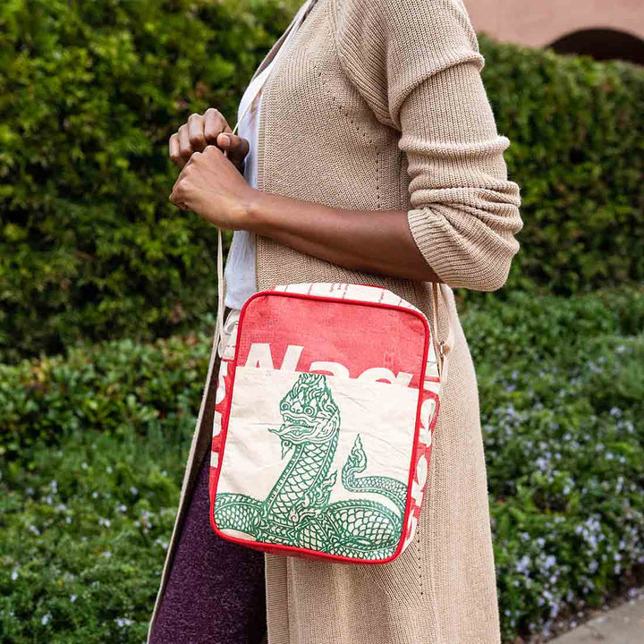 Recycled Cement Crossbody Bag