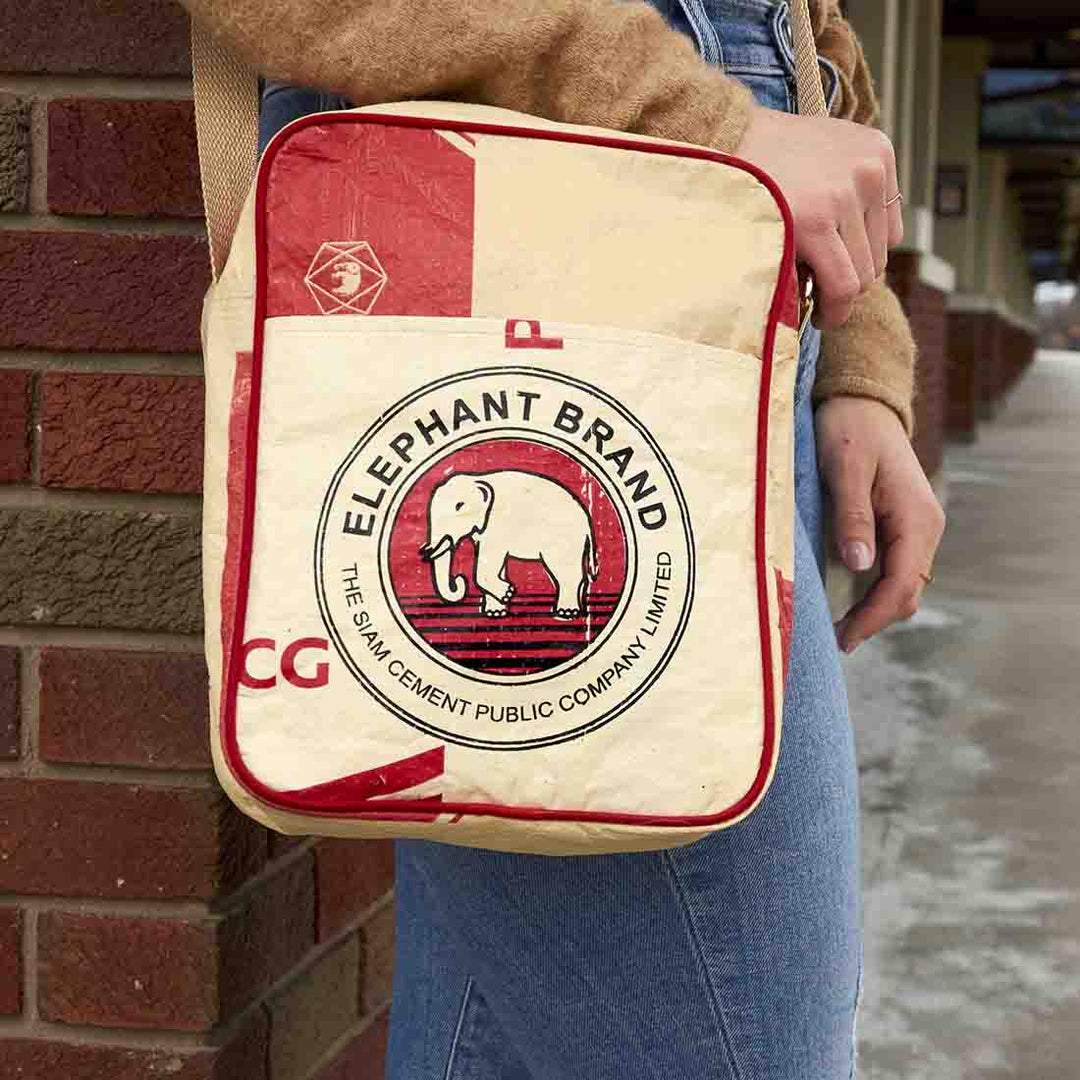 Recycled Cement Crossbody Bag