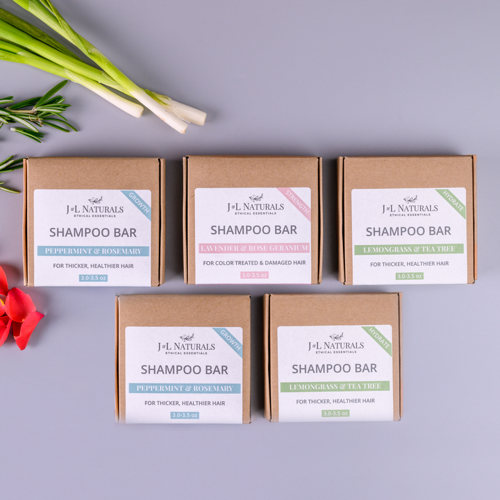 Sulfate-Free Shampoo Bar Bundle (5-Pack)