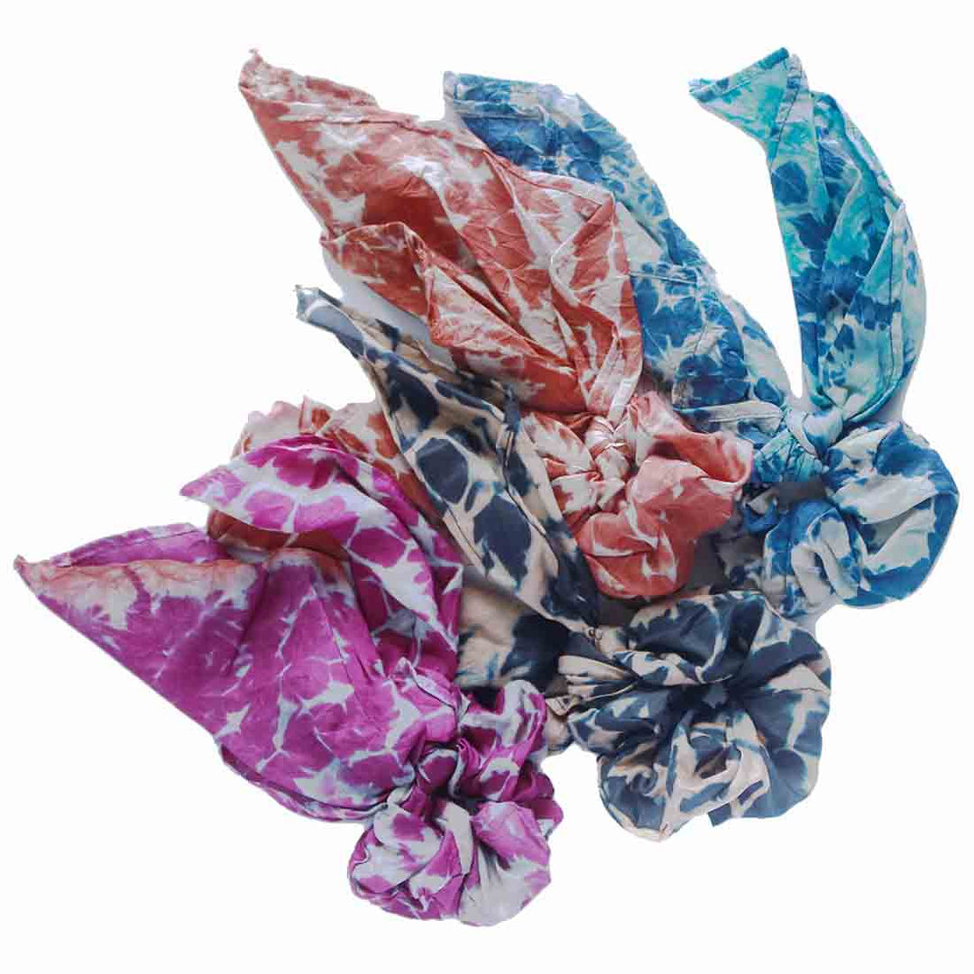 Silk Scrunchies - Tie Dye Prints