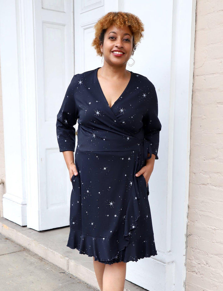 Solar Organic Wrap Dress