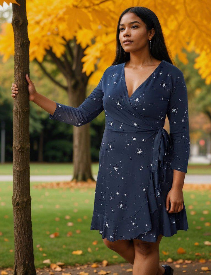 Solar Organic Wrap Dress