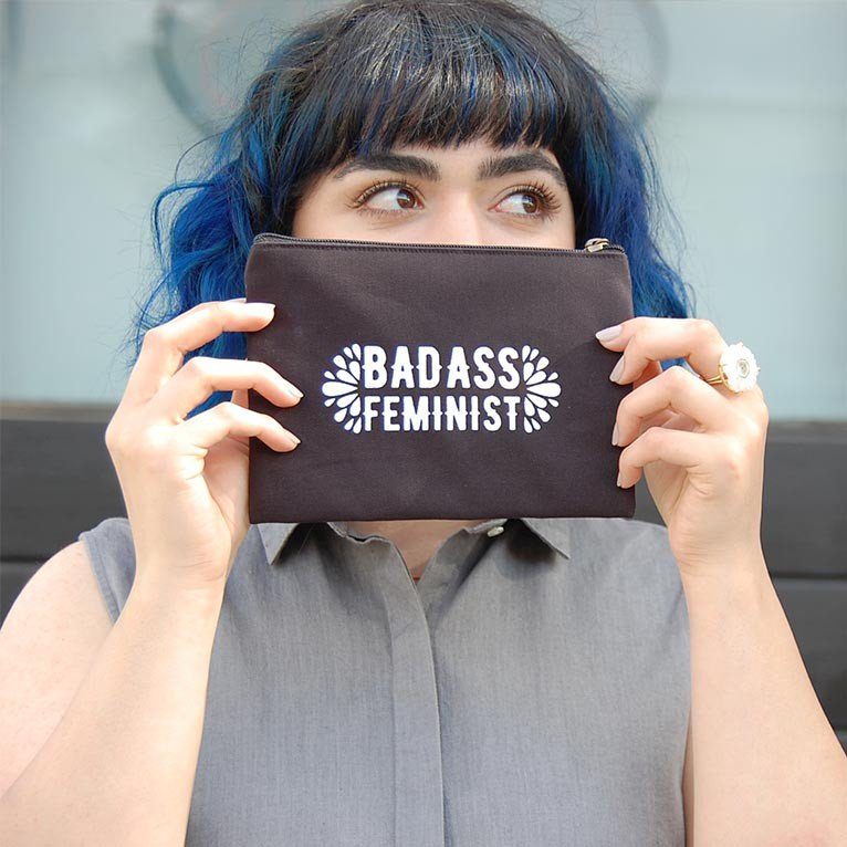 Statement Pouch -  Bad Ass Feminist