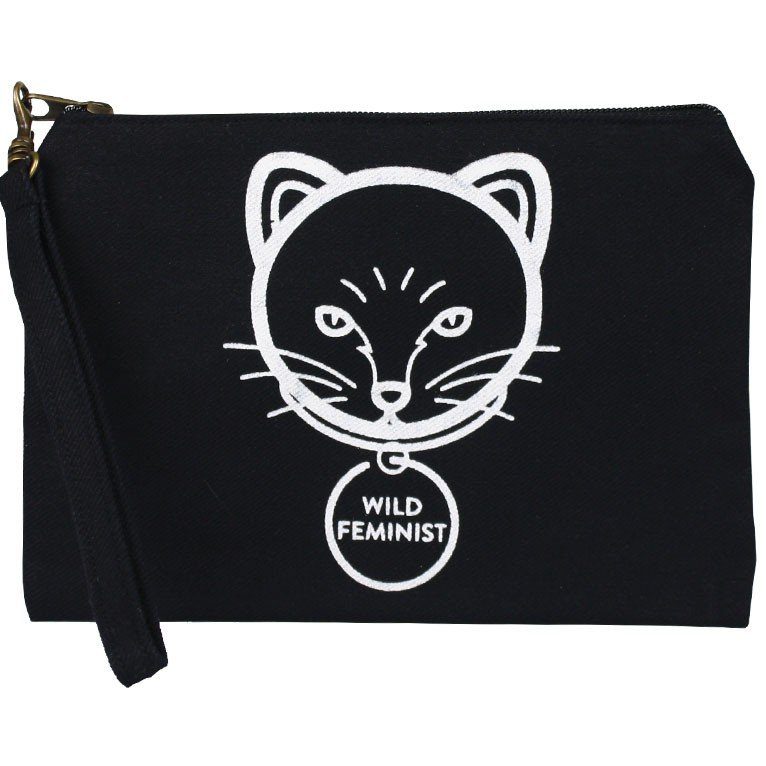 Statement Pouch - Cat Feminist