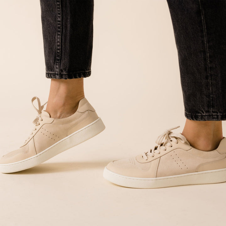 Bria Go-To Court Sneaker Bone