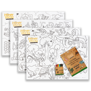 Jumbo Posters and Crayons Activity Pack