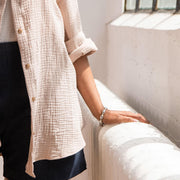 The Airy Gauze Button-up Shirt