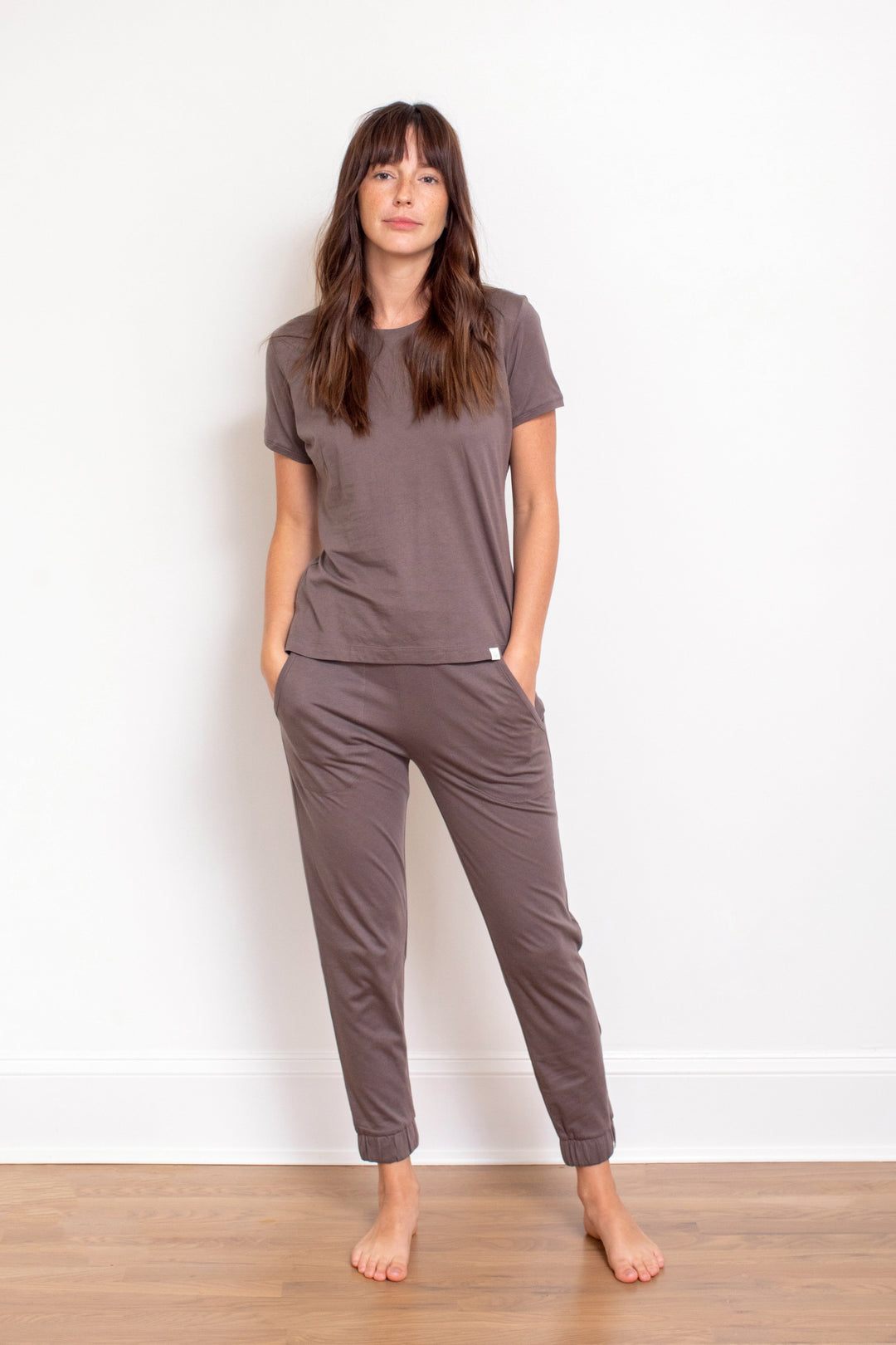 PIMA SHORT SLEEVE JOGGER SET