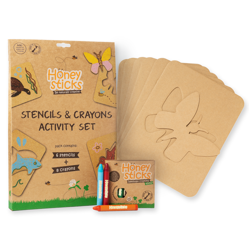 Jumbo Stencils and Crayons Activity Pack – DoneGood