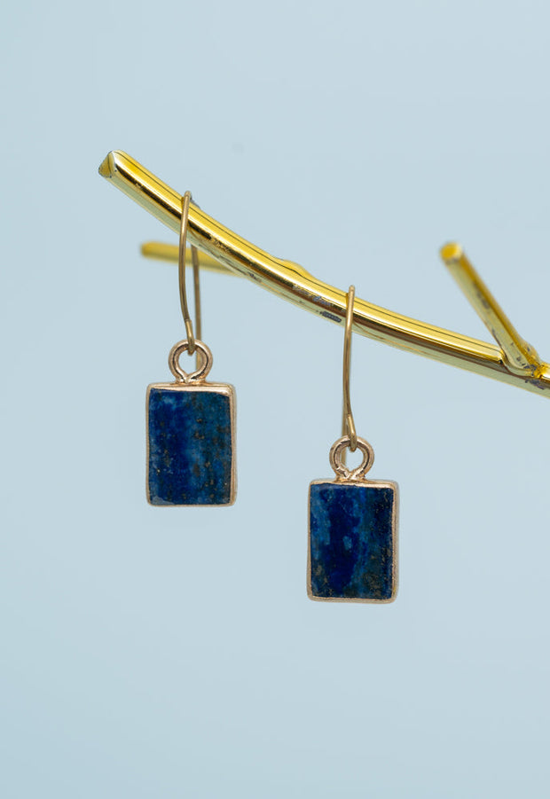 In the Clouds Lapis Earrings