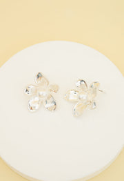 Hope In Bloom Earrings in Silver
