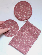 Re-Usable Organic Cotton Rounds with Bag