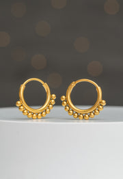 Chime Hoops in Gold