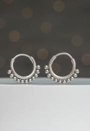 Chime Hoops in Silver