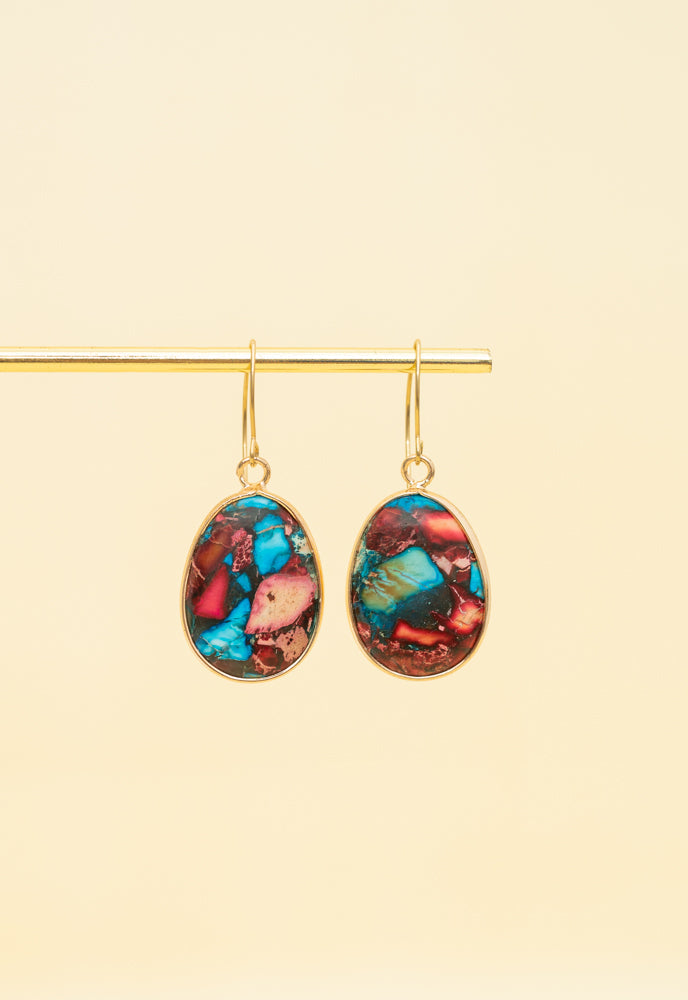 Mosaic Jasper Earrings