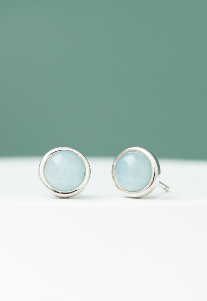 Breathe Aquamarine Studs