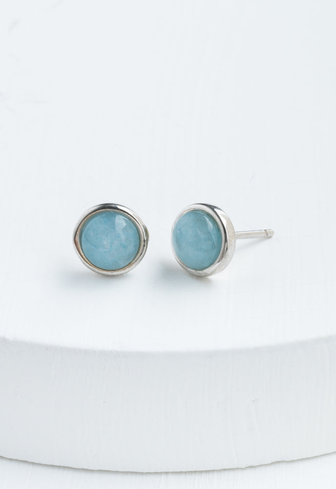 Breathe Aquamarine Studs