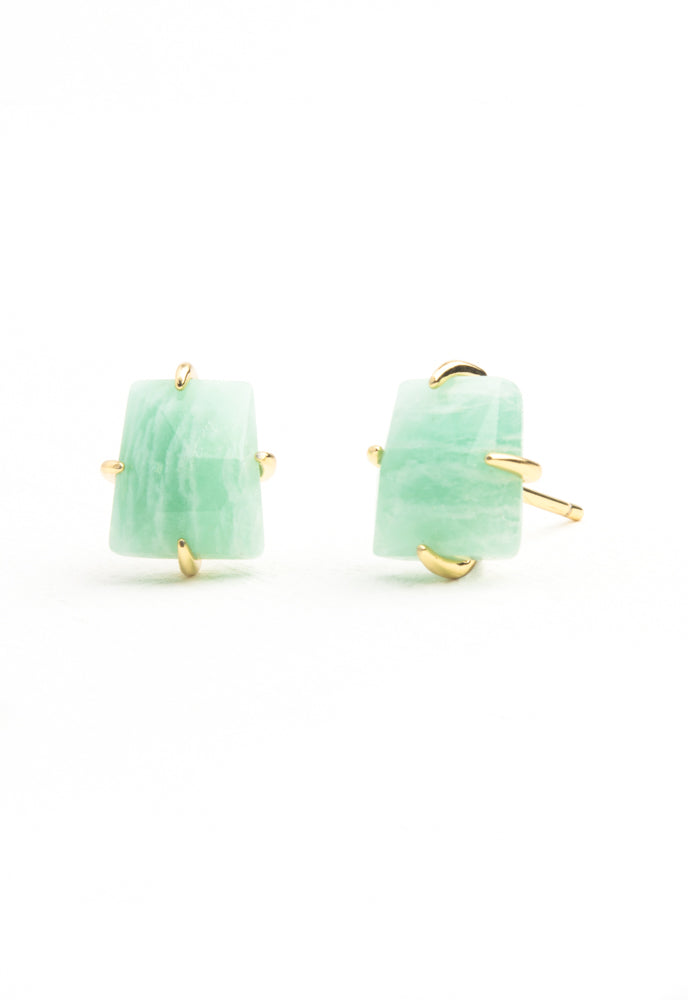 Simple Treasures Studs in Amazonite