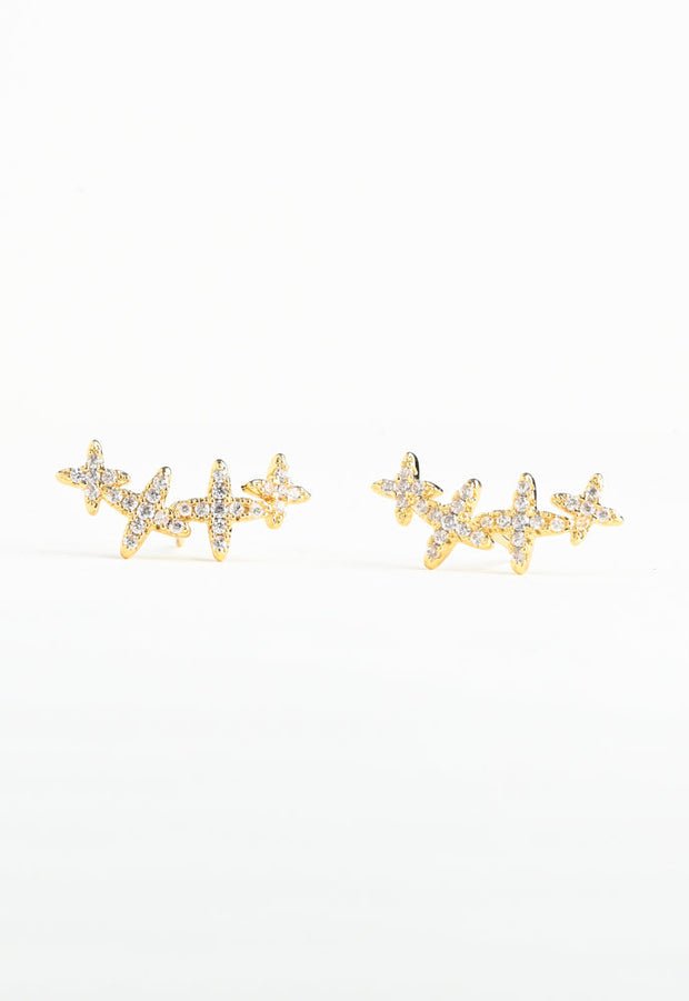 Star Gazing Crawler Earrings