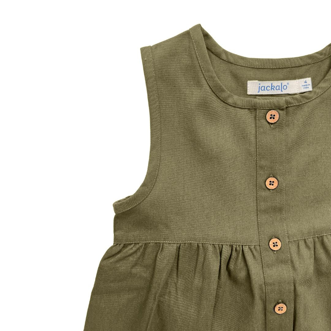 Jo dress- Dark Olive