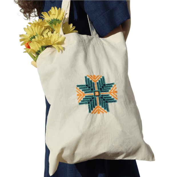 Hand-Embroidered Tote Bags - Made by Refugees